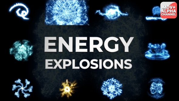 Energy Explosions Pack | Motion Graphics alt