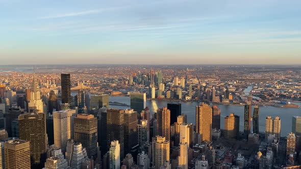 Midtown Manhattan Eastside View From the Empire State Building