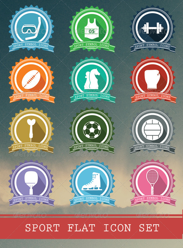 Sport Badges Icons