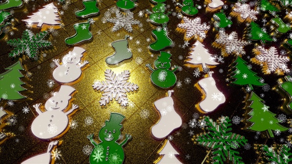 Golden Holiday Green Glitter 49 alt