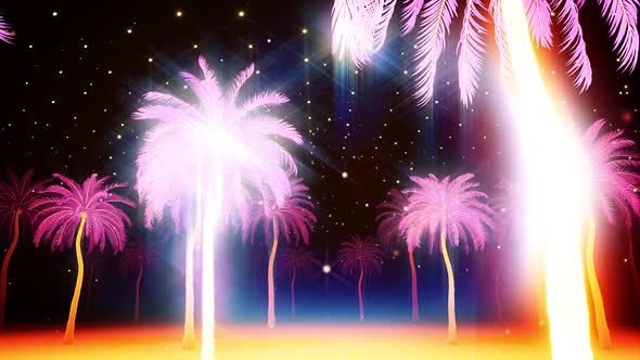 Neon Palm Trees alt