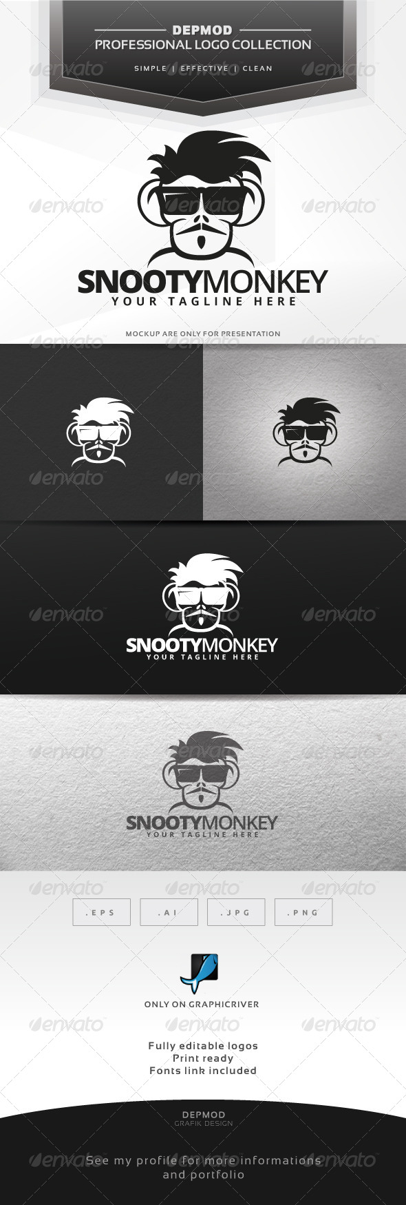 Snooty Monkey Logo