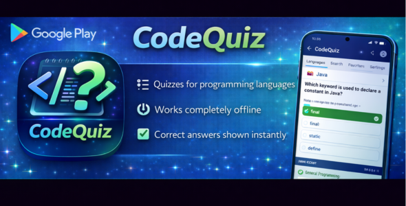 CodeQuiz - Premium Jetpack Compose Android Quiz Template