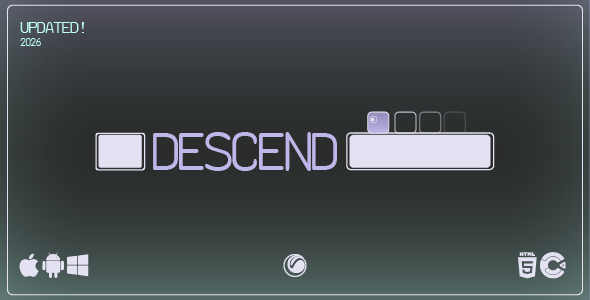 Descend - HTML5 Game Template