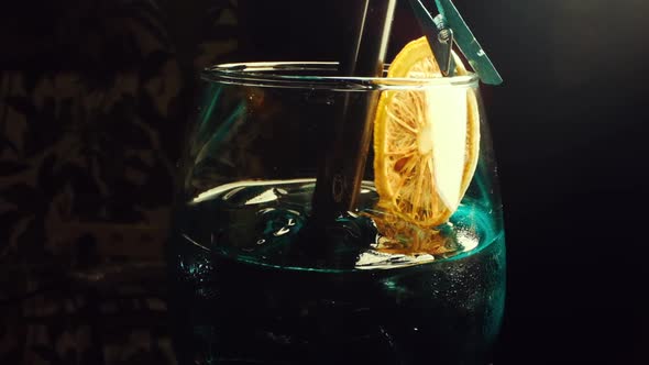 Alcoholic Drink With Lemon