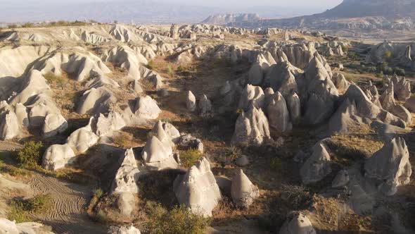 Aerial View Cappadocia Landscape