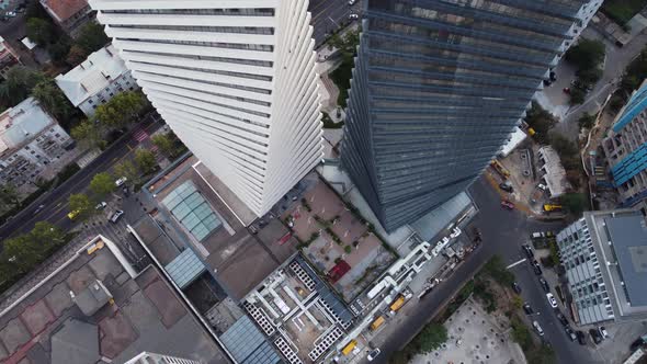 Skyscrapers In The Centre Of The City