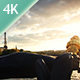 Sunset Over Paris Time Lapse - VideoHive Item for Sale