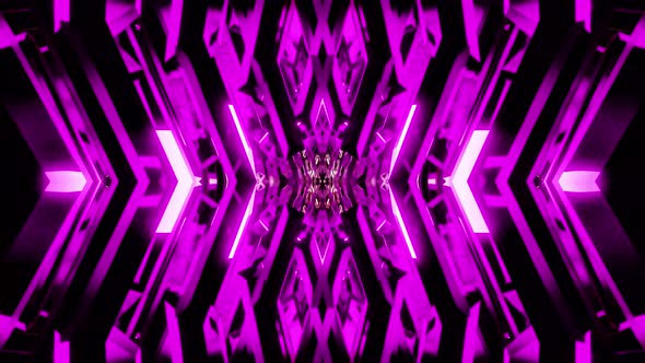 Purple And Pink Vj Loop Equalizer For Party Dance Background 4K