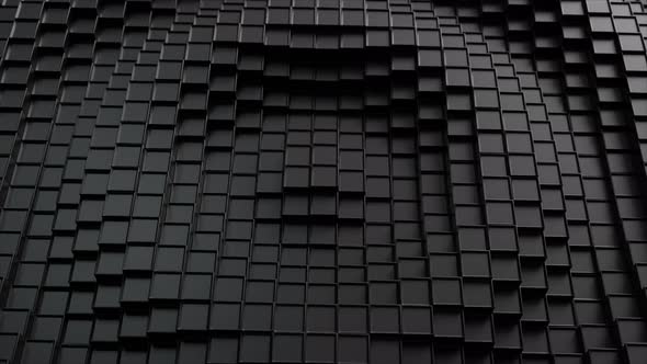 Dark Plastic Cubic Surface in Wave Motion