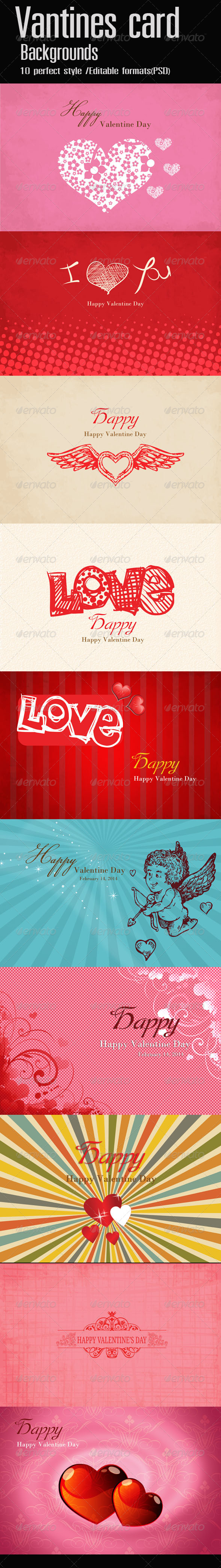 Valentine Card/Backgrounds
