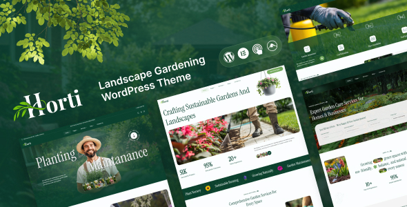 Horti – Landscape Gardening WordPress Theme