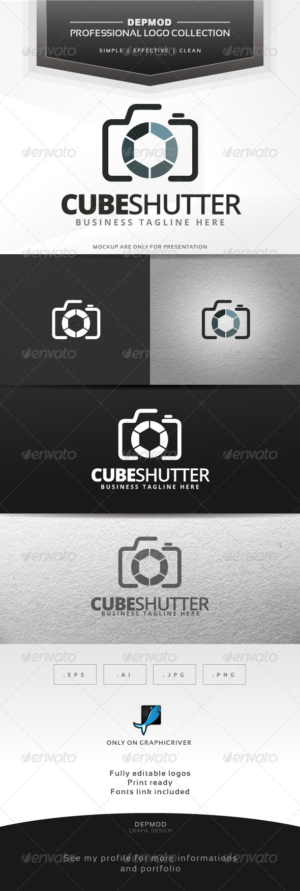 Cube Shutter Logo