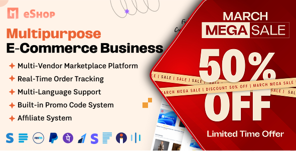 eShop Web - Multi Vendor eCommerce Marketplace / CMS