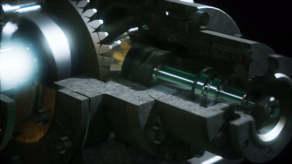 Metal Closeup Gear Box alt