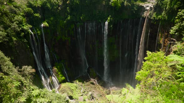 Waterfall Coban Sewu Java Indonesia