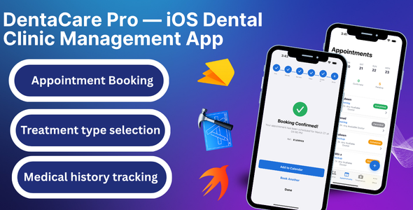DentaCare Pro — iOS Dental Clinic Management & Doctor Appointment App (SwiftUI + Firebase)