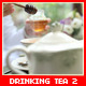 Drinking Tea in Restaurant 2 - VideoHive Item for Sale
