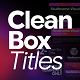 Clean Box Titles - VideoHive Item for Sale