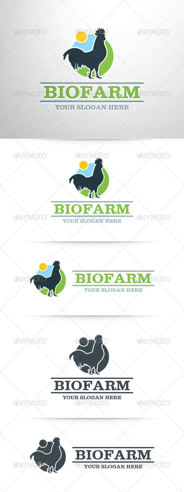 Bio Farm Logo Template