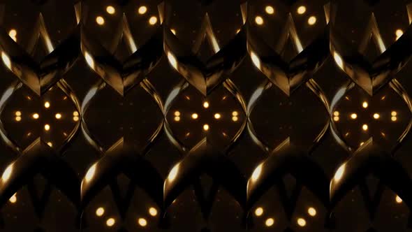 Gold Lights Motion Background Loop