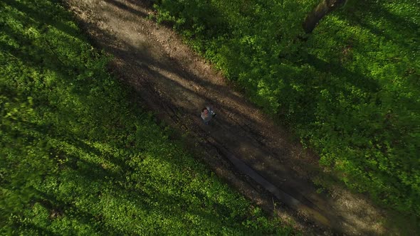 The Young Man Raised His Hand and His Drone Flew Up