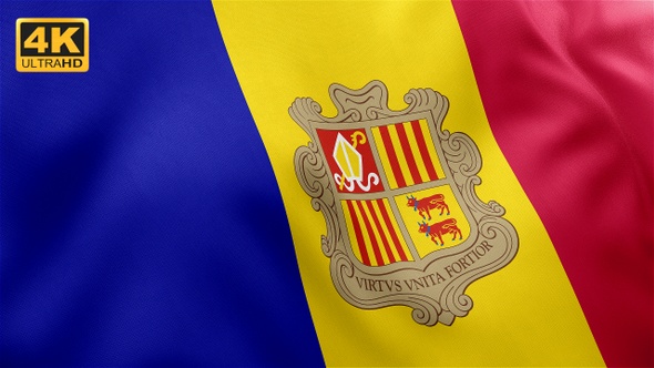 Andorra Flag - 4K