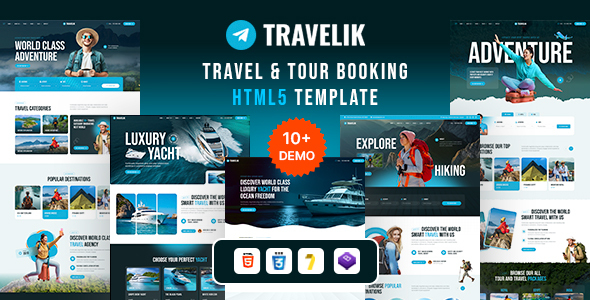 Travelik – Travel Booking & Tour Agency HTML5 Template