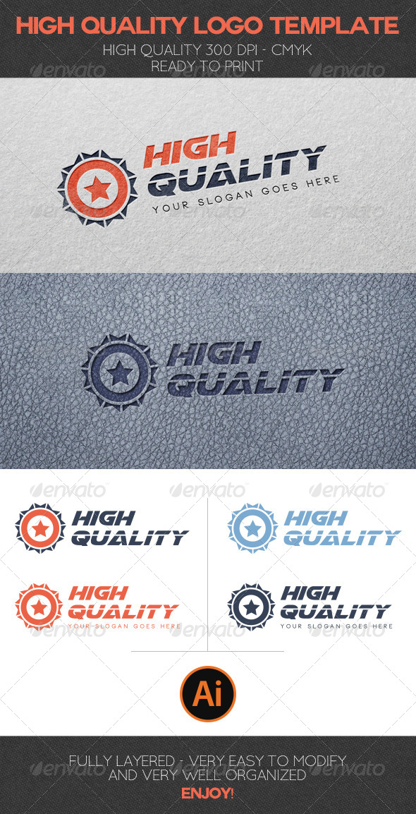 High Quality Logo Template