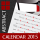 Poster Calendar Abstract Template 2015 (2014) - GraphicRiver Item for Sale
