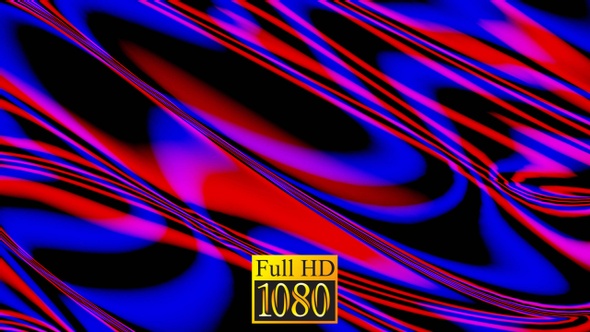 Fashionable Abstract Wave Pattern, Multicolored 02 HD