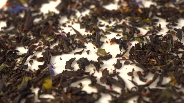 Rotation Black Tea Leaf Particles