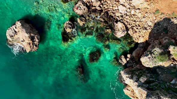 Central Beach Aerial View Turkey Antalya 4 K