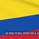 Colombia waving flag transition 4k and 1080 HD footage with alpha channel - VideoHive Item for Sale