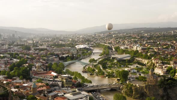 Aerial View of Tbilisi