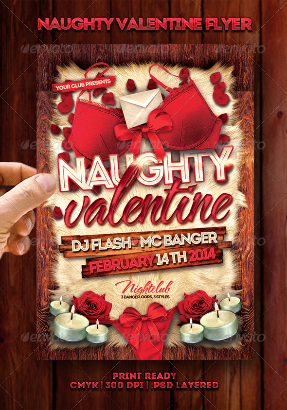 Naughty Valentine Flyer