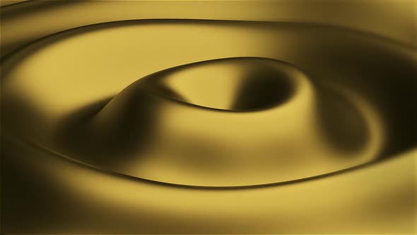 Ripple Liquid Metal Gold Background