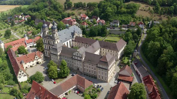 Schoental Abbey, Jagst, Baden-Wuerttemberg, Germany