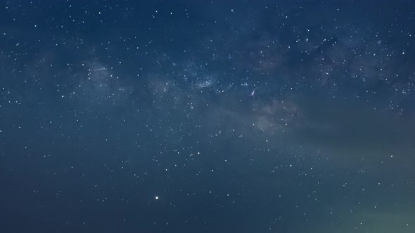 Milky Way Galaxy Time Lapse.