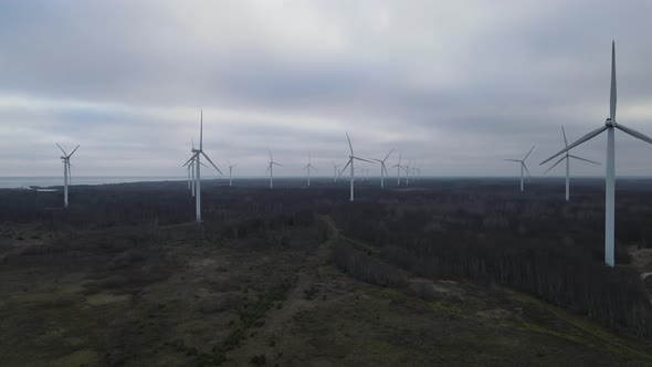 Spinning wind turbines