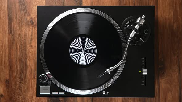 Black Spinning Vinyl- Loopable