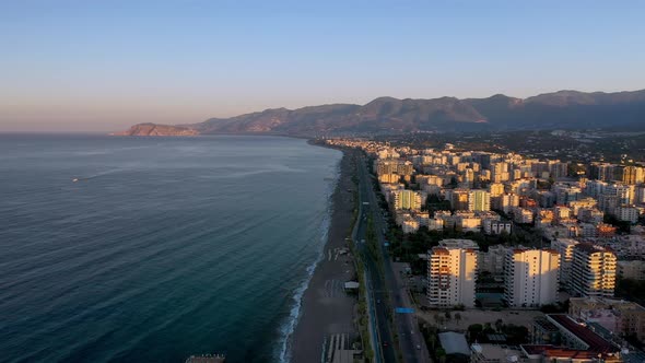 Drone View Alanya City