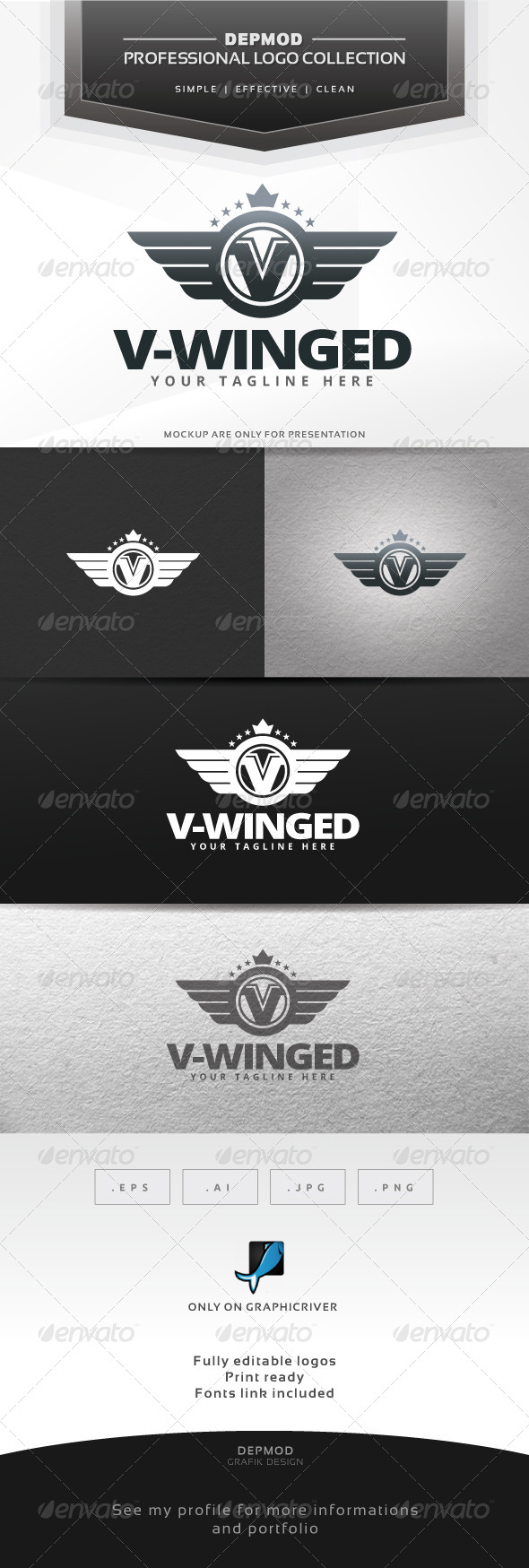 V-Winged Logo
