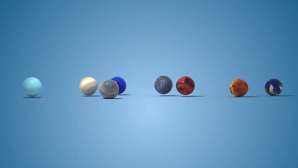 rubber balls. planets of the solar system. rubber planets