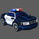 Toon Police Car - 3DOcean Item for Sale