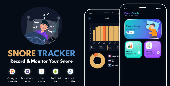 Snore Tracker Record Your Snore with AdMob Ads Android
