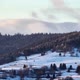 Winter Landscape Clouds Moving Over Spruce Forest at Dusk - VideoHive Item for Sale