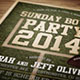 Sunday Bowl Flyer & Invitation - GraphicRiver Item for Sale