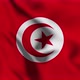 Tunisia Flag Animation Loop Background - VideoHive Item for Sale