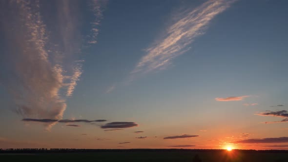 Sunset clouds